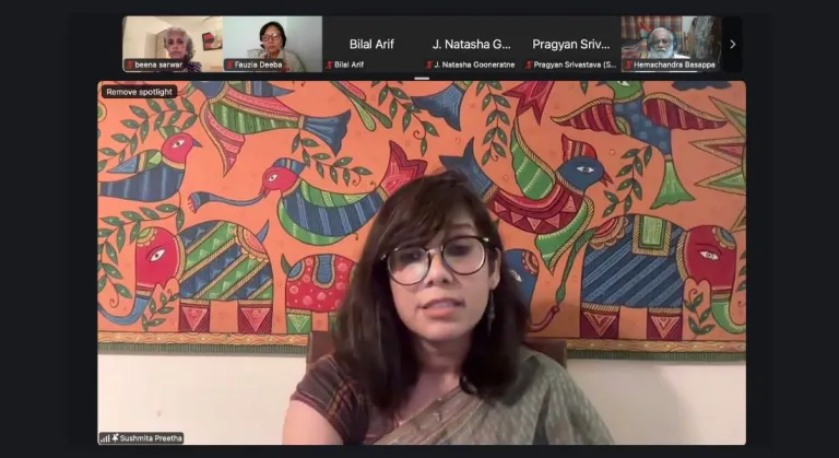  Sapan 5th anniversary 2026: Writer and activist Sushmita Preetha.